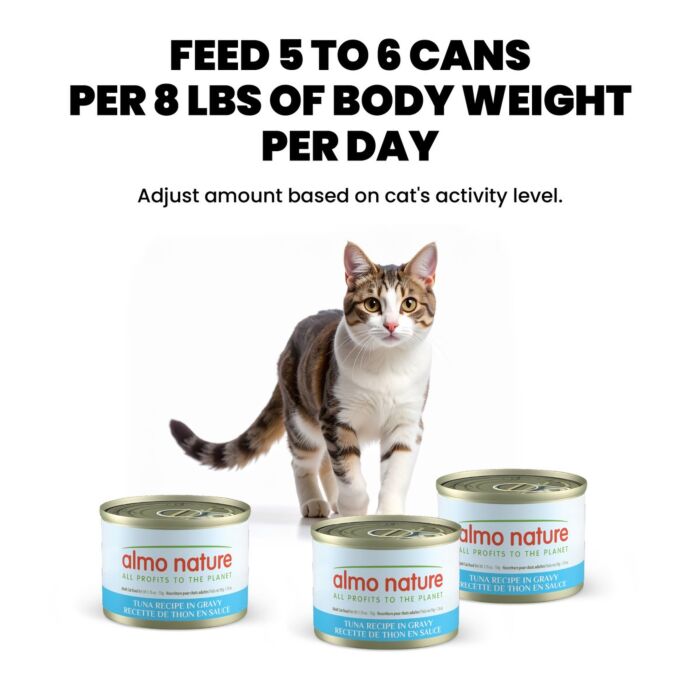 Almo Nature Cat Can - HQS Indoor - Tuna in Gravy 6x50g