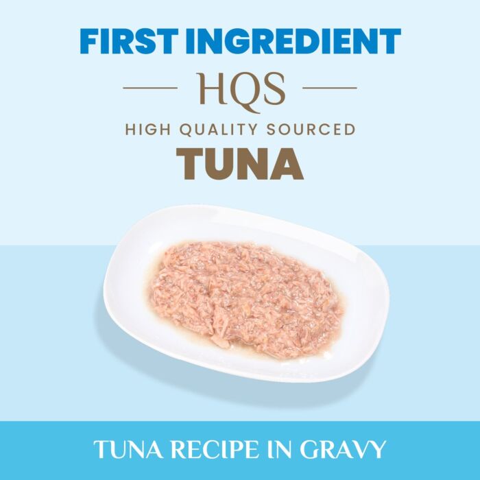 Almo Nature Cat Can - HQS Indoor - Tuna in Gravy 6x50g