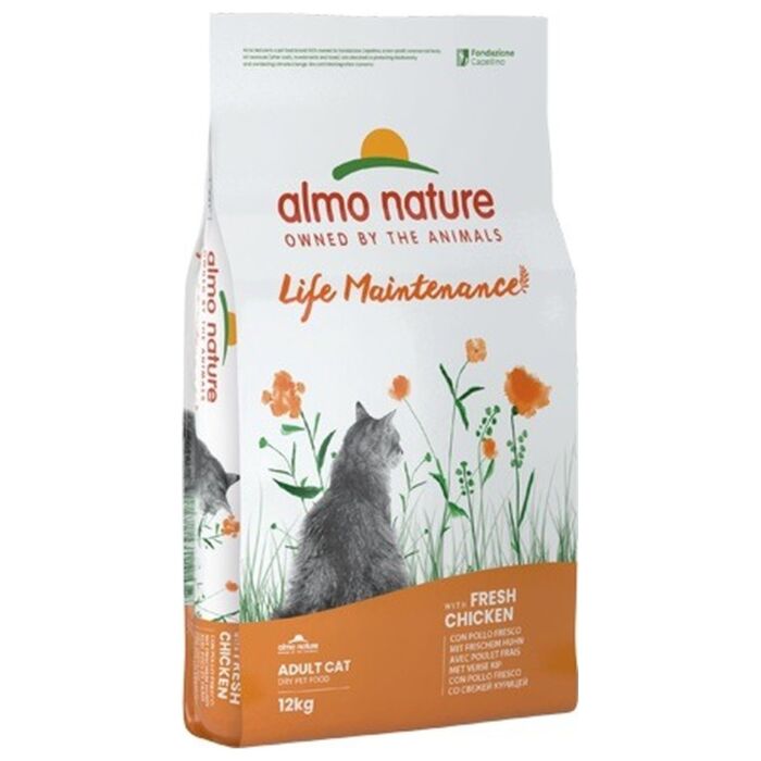 Almo Nature 貓乾糧 - Life Maintenance - 雞肉米飯配方
