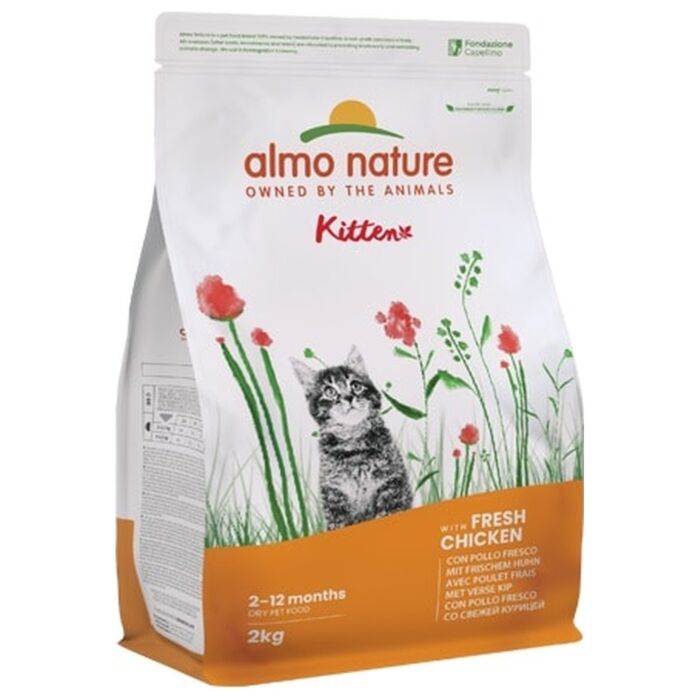 Almo Nature 貓乾糧 - 幼貓 - 雞肉配方 2kg