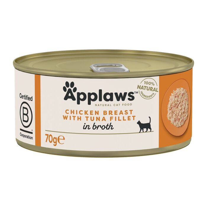 Applaws Cat Canned Food - Chicken Breast with Tuna Fillet 70g