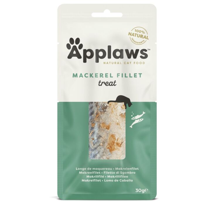 Applaws 愛普士貓小食 - 天然系列 - 鯖魚魚柳 30g