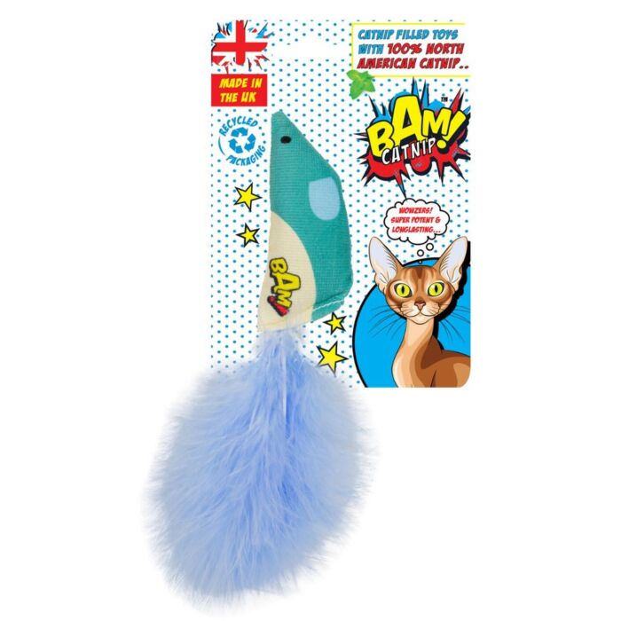 BAM 貓玩具 - Feather Mouse with Catnip