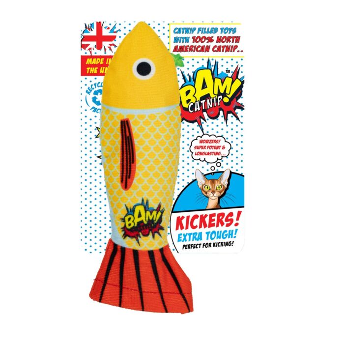 BAM 貓玩具 - Fish Kicker with Catnip