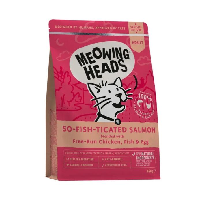 Meowing Heads Cat Pouch - Grain Free - Salmon 100g