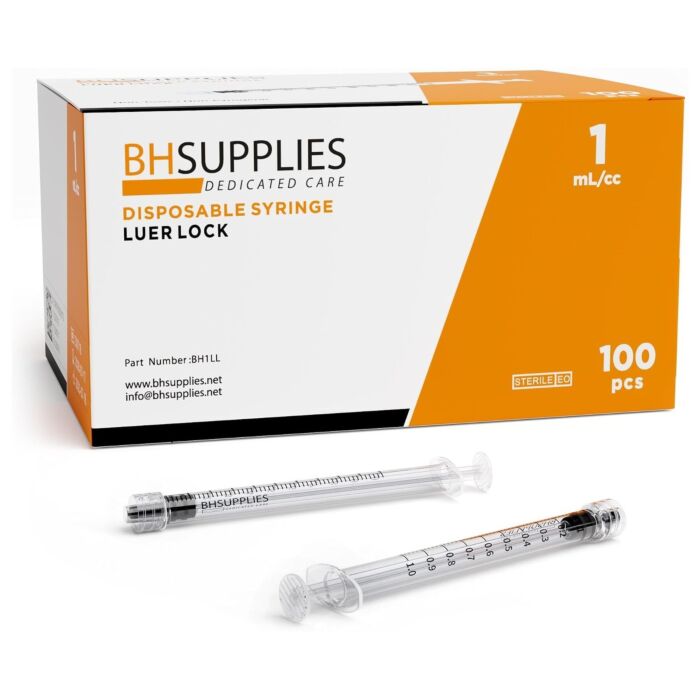 BH SUPPLIES 寵物膠針筒 1ml (獨立包裝 沒有針)