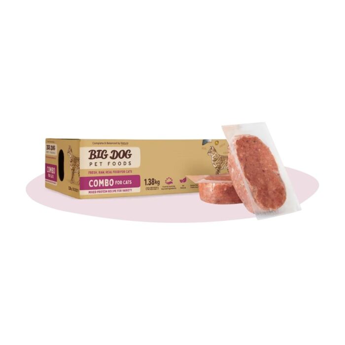 Big Dog 急凍貓糧 - 四寶配方 1.38kg