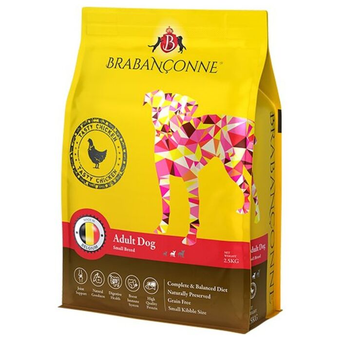 Brabanconne Regular Diet Dog Food - Small Breed - Chicken 2.5kg