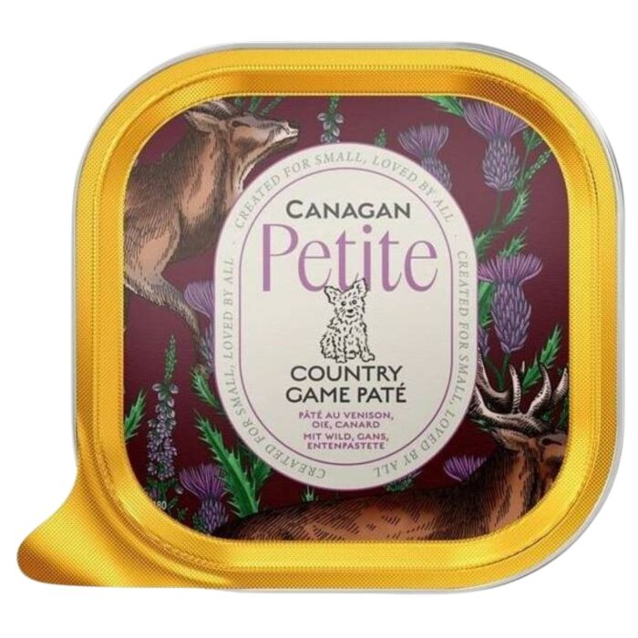Canagan Petite Country Game Paté For Small Dogs 100g