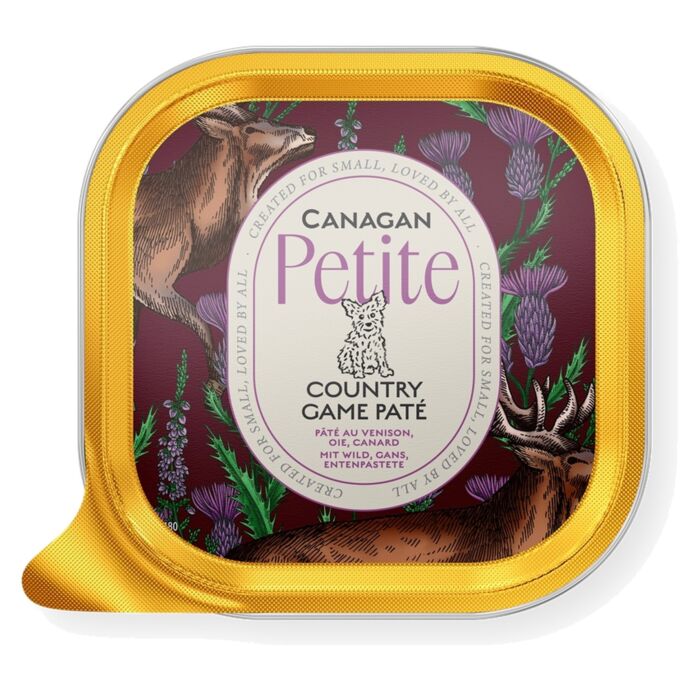 Canagan Petite Country Game Paté For Small Dogs 100g