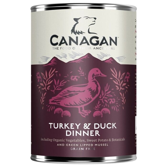 Canagan Dog Can - Grain Free Turkey & Duck Dinner 400g