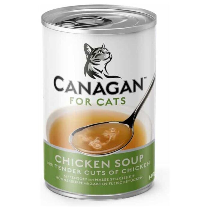 Canagan 原之選貓濕糧 - 無穀物 - 營養補水雞肉湯 140g
