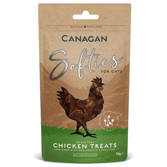 Canagan (原之選) 貓小食 - 膠原蛋白雞肉粒 50g