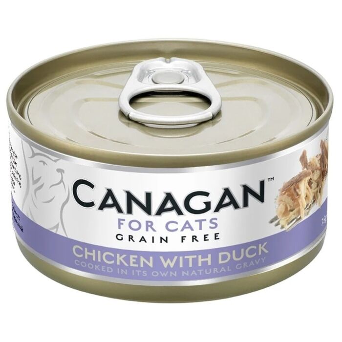 Canagan (原之選) 天然無穀物貓糧罐頭 - 雞肉伴鴨肉 75g