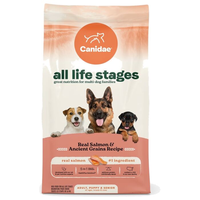 Canidae Dog Food - All Life Stages - Salmon & Ancient Grains