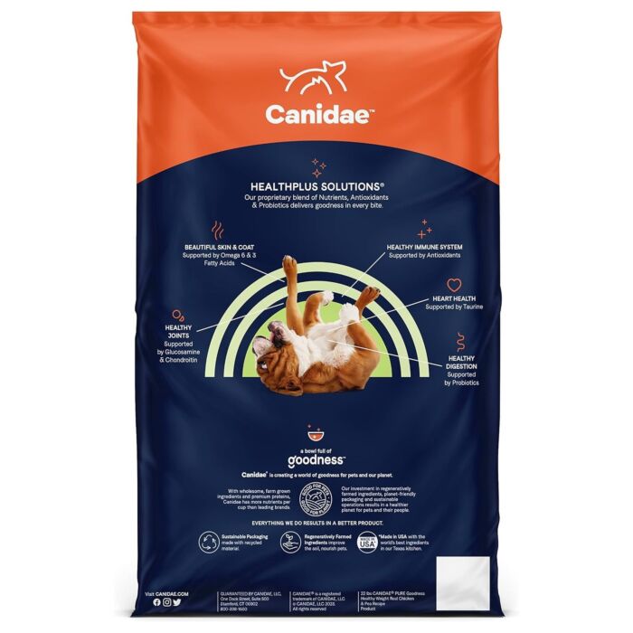 Canidae 美國咖比狗乾糧 - PURE 體重控制 - 雞肉豌豆