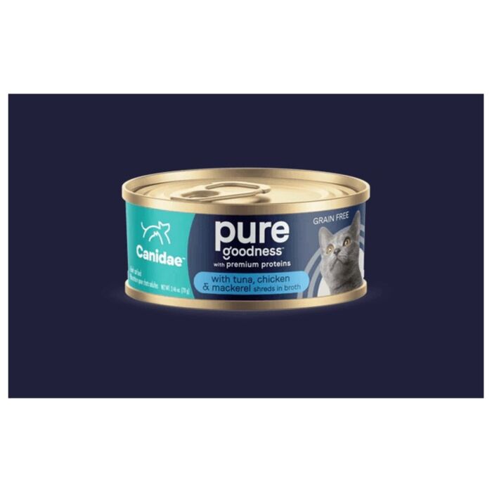 Canidae Wet Cat Food - Pure Shredded Chicken with Pumpkin in broth 70g