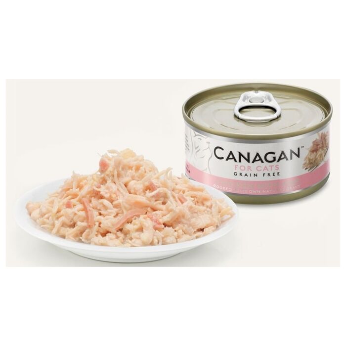 Canagan (原之選) 天然無穀物貓糧罐頭 - 雞肉伴火腿 75g