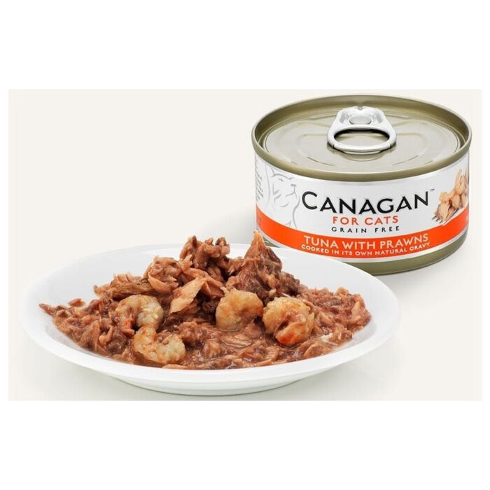 Canagan Cat Can - Grain Free Tuna with Prawns 75g