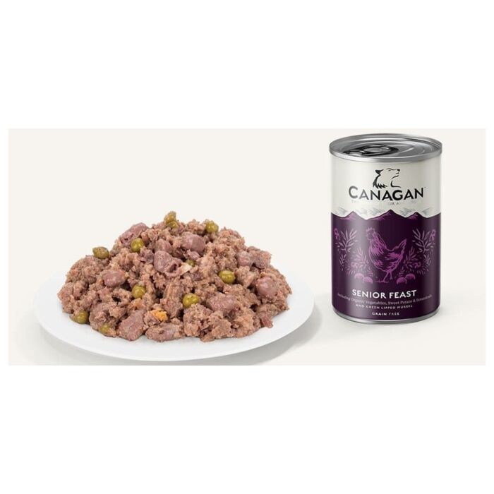 Canagan (原之選) 天然無穀物狗罐頭 - 盛宴雞肉配方(老犬用) 400g