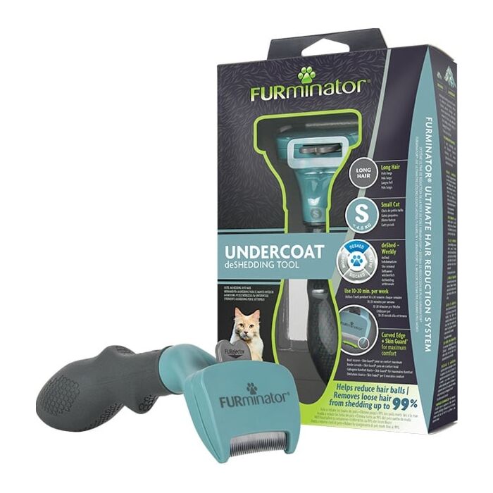 Furminator Cat De-Shedding Tool - Long Hair - Small Cats upto 4.5kg