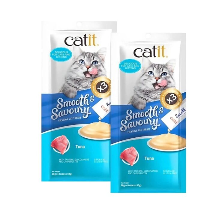 Catit Cat Treat - Smooth & Savory - Tuna 15gx4