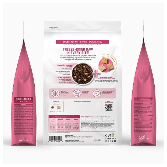 Catit Kitten Food - Double Fusion - Chicken 4lb