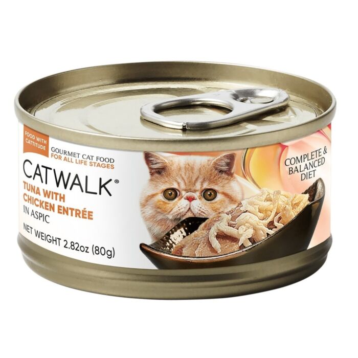 CATWALK Cat Wet Food - Tuna With Chicken Entree 80g