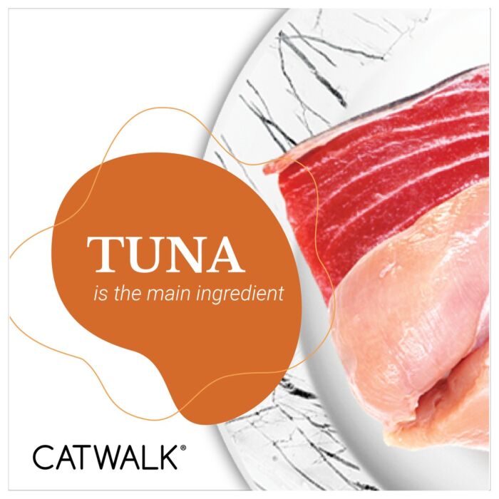 CATWALK Cat Wet Food - Tuna With Chicken Entree 80g