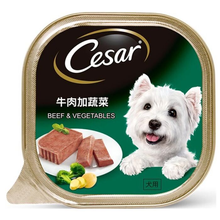 Cesar Dog Wet Food - Beef & Vegetable 100g