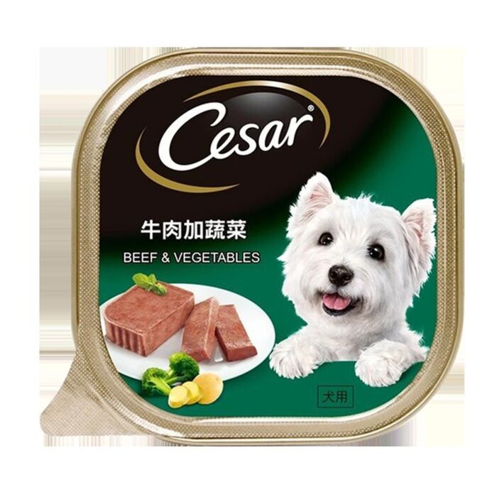 Cesar Dog Wet Food - Beef & Vegetable 100g