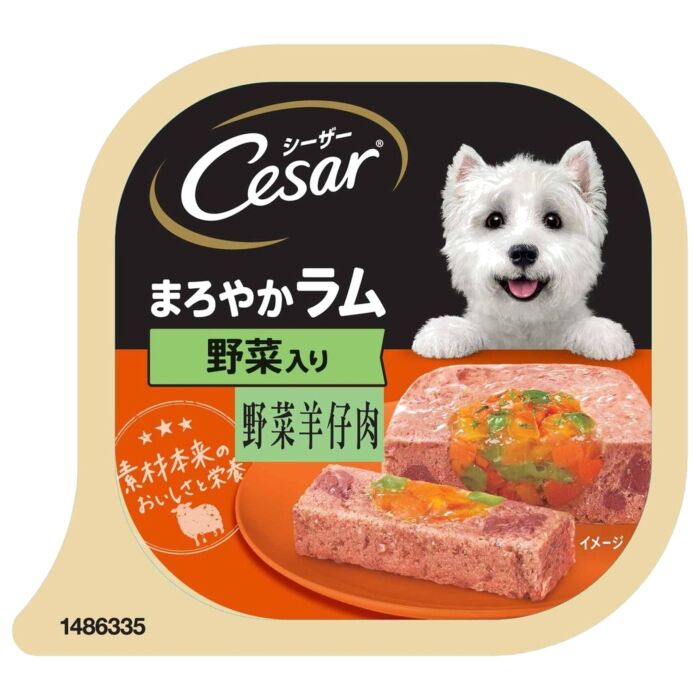 Cesar西莎狗濕糧 - 料理系列 - 野菜羊仔肉 100g