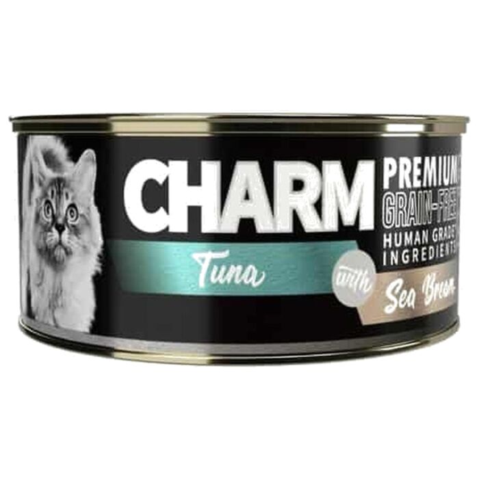 CHARM 無穀物貓濕糧 - 濃湯吞拿魚伴鯛魚 80g