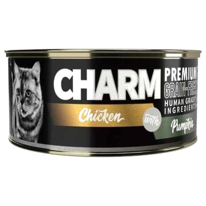 CHARM 無穀物貓濕糧 - 濃湯雞肉伴南瓜 80g