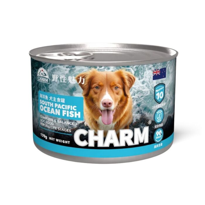 CHARM 狗主食罐頭 - 超能精華 無穀物海洋魚配方