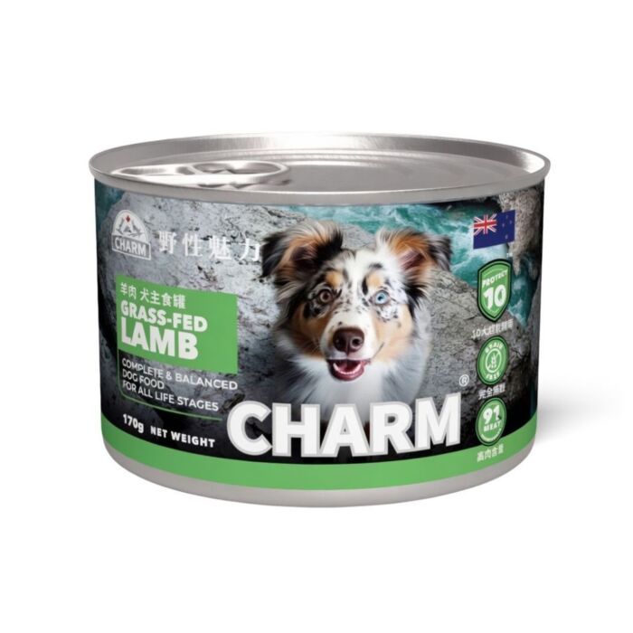 CHARM 狗主食罐頭 - 超能精華 無穀物草飼羊配方