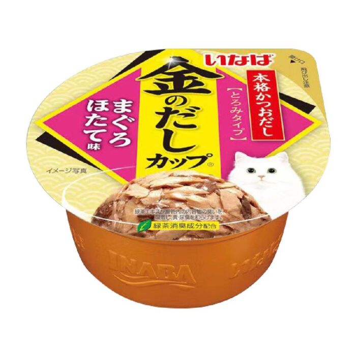 INABA Ciao Cat Cup (IMC-135) - Kinnodashi - Tuna with Scallop 70g