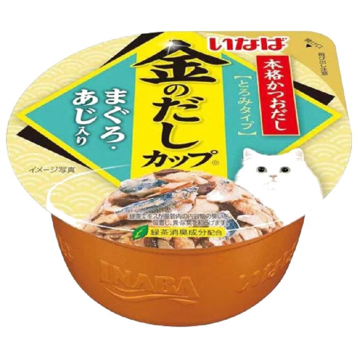 INABA Ciao Cat Cup (IMC-139) - Kinnodashi - Tuna with Horse Mackerel 70g