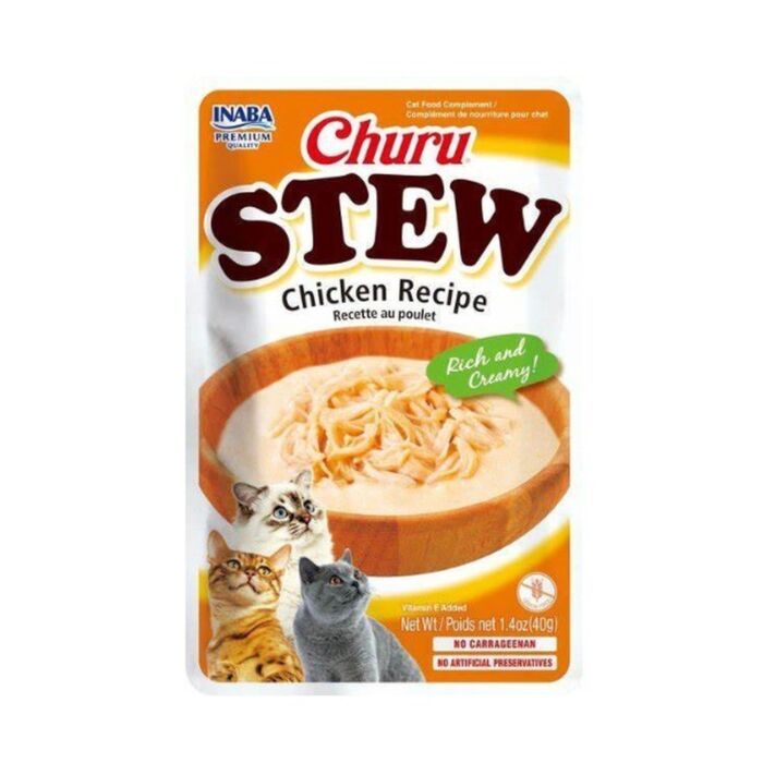 CIAO Cat Treat (SC-141) - Churu Tuna & Tuna Puree (14gx4)