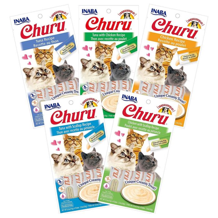 CIAO Cat Treat (SC-233) - Churu Chicken Puree (with probiotics) (14gx4)
