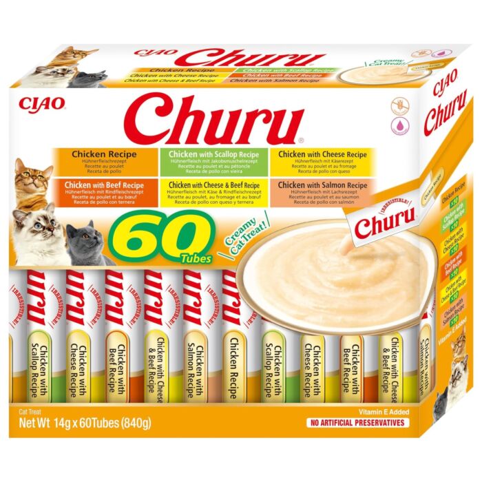 CIAO Kitten Treat (SC-80) - Churu Tuna puree 14gx4