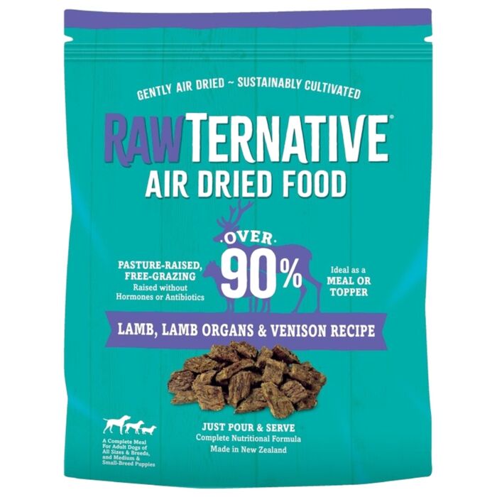 RawTernative Air Dried Dog Food - Lamb & Lamb Organs & Venison 5oz
