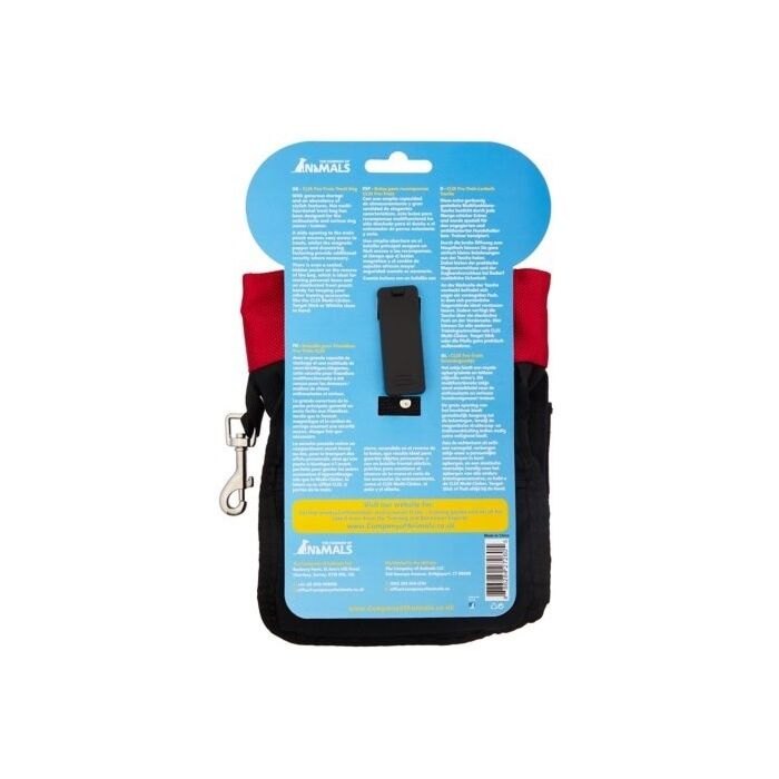 Company Of Animals Clix - Pro-Train Treat Bag - Red