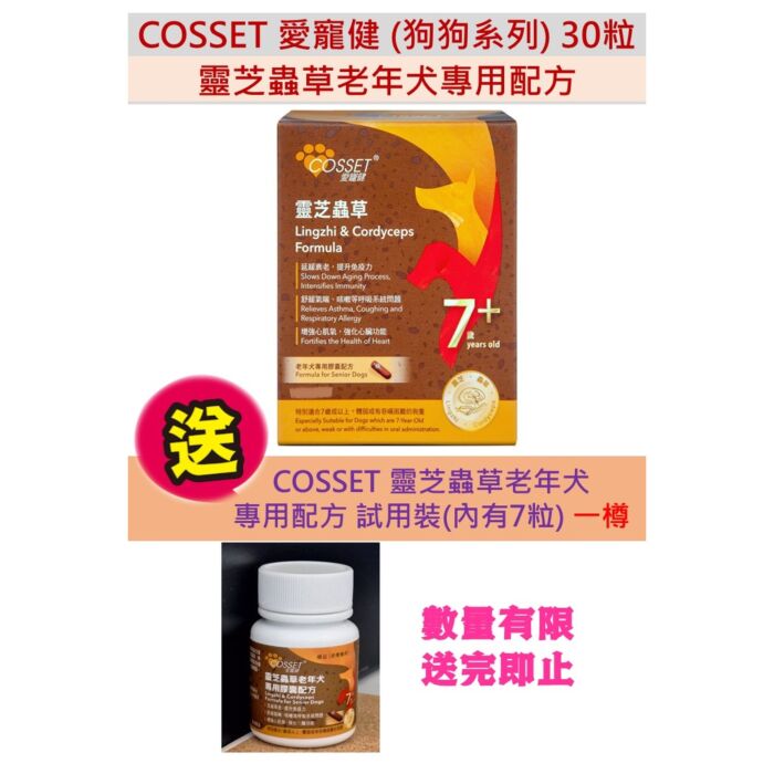 Cosset Lingzhi & Cordyceps Soft Chews for Dogs