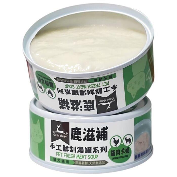 dear deer Cat & Dog Can - Chicken & Sheep Milk Puree 100g