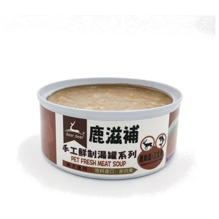 dear deer Cat & Dog Can - Fresh Venison & Salmon Puree 100g