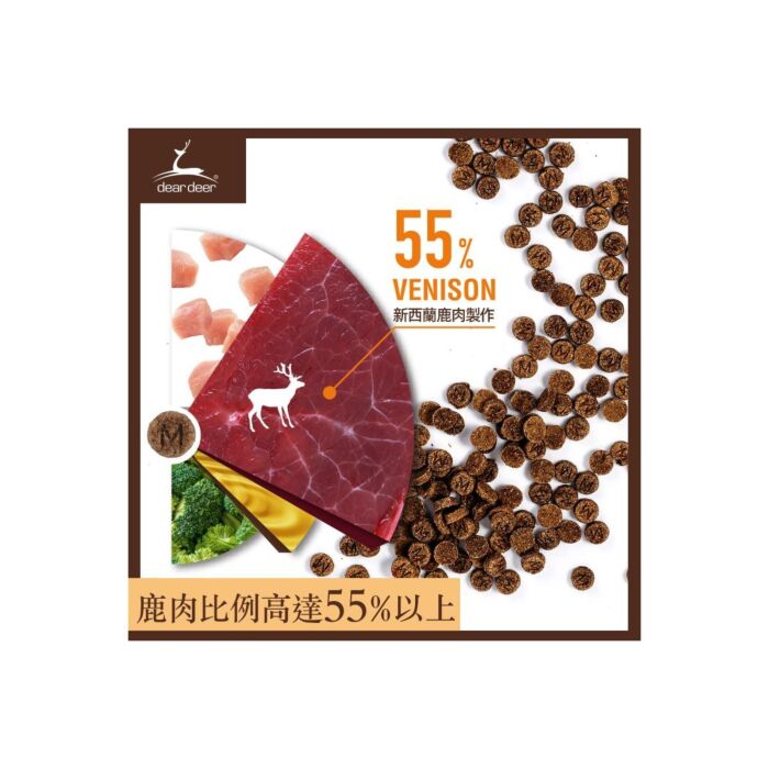 試食裝 dear deer 臻鹿 貓乾糧 - 低溫烘焙鹿肉及雞肉配方