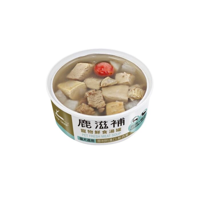 dear deer 鹿滋補寵物鮮食湯罐 - 鹿肉+鴨肉 (貓犬適用) 100g