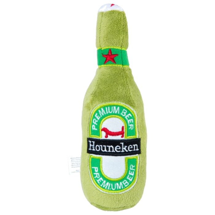 Doggie Goodie Dog Plush Toy With Squeaker - Houneken Beer