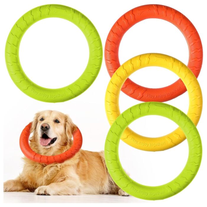 Doggie Goodie Dog Plush Toy With Squeaker - Diamond Ring